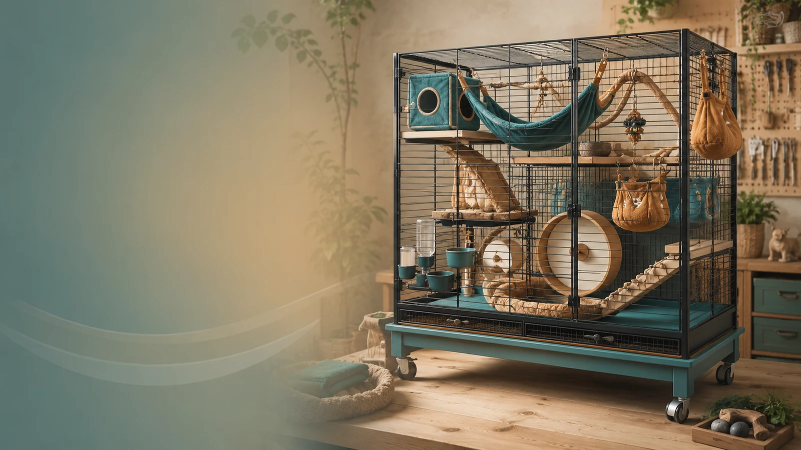Small-pet habitat and care products